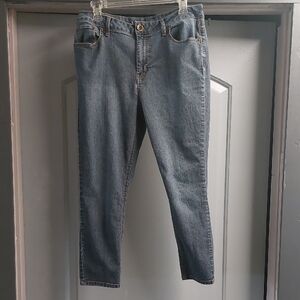 Natural Reflections Dark Blue Denim with Brown Stitching